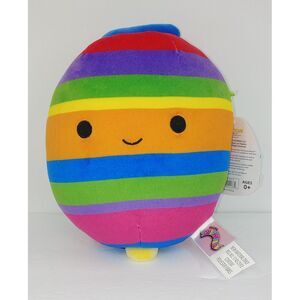 Squishmallow Salvador the Trompo Spinning Top 9" Plush Rainbow Kelly Toy